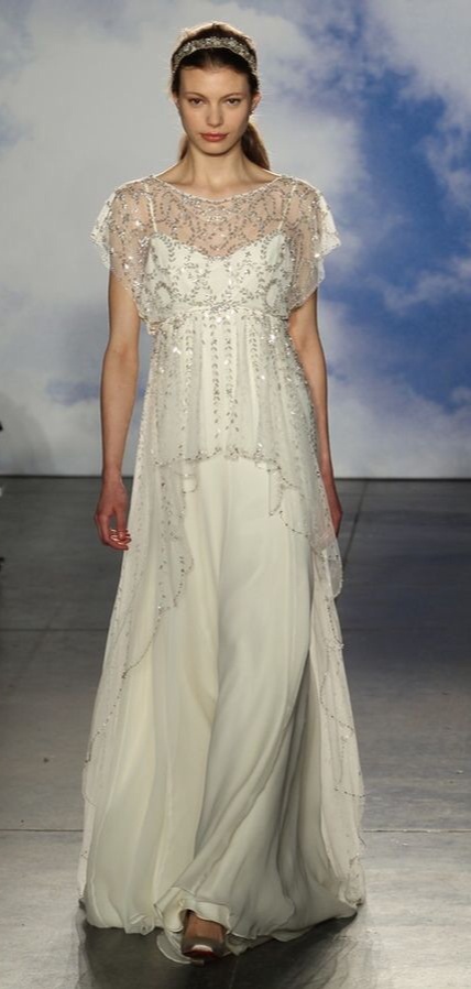 Jenny Packham Spring 2015. Image courtesy of wwd.com