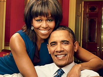 President Barack Obama and First Lady Michelle Obama