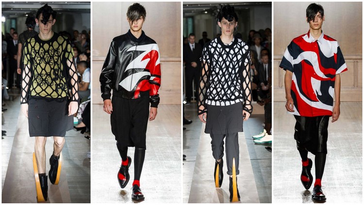 Comme des Garcon and Alexander McQueen fall 2014 images courtesy of style.com