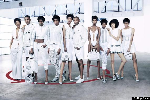 Philip Plein Spring 2014 campaign. Image courtesy of huffingtonpost.com