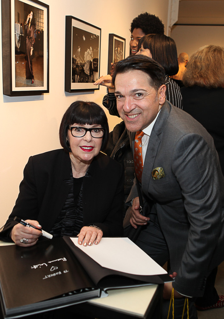 Roxanne Lowit at the book signing of "Yves Saint Laurent.: I mage couresy of Paula Rosado PR
